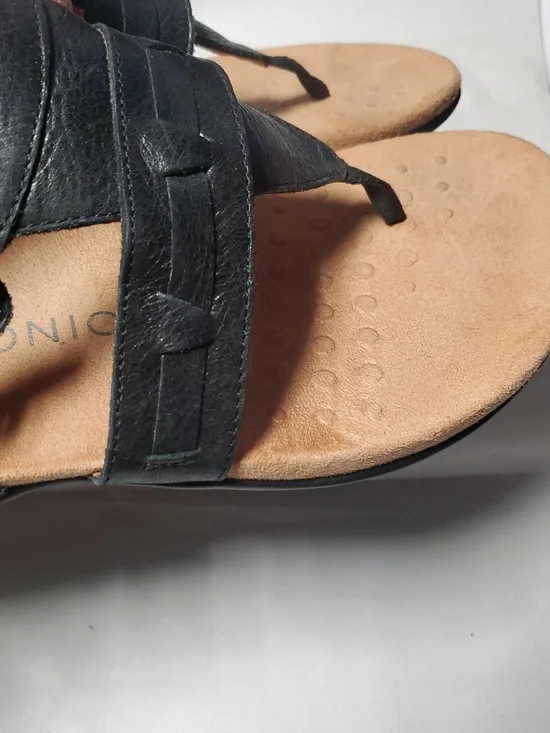 Vionic Lupe Womens Orthotic Sandals Size 9.5 Wide Black Comfort Slingback FlipFl - Picture 13 of 13